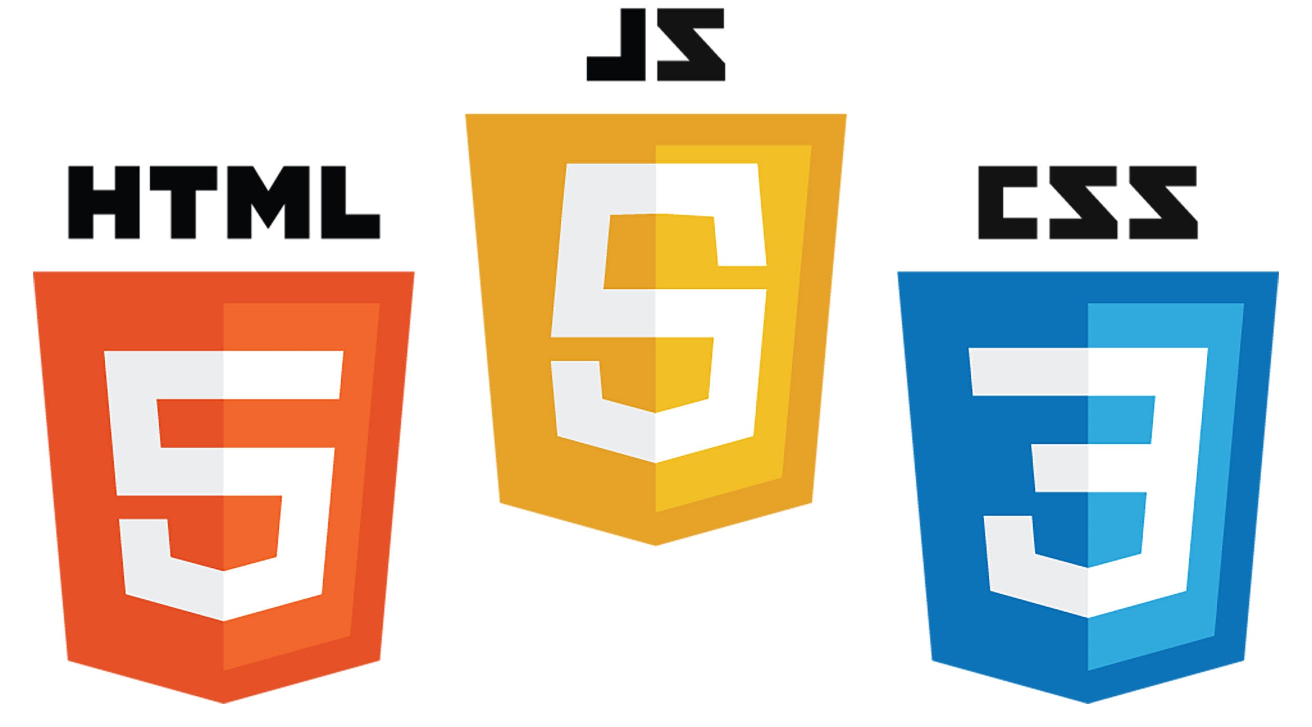 HTML CSS JS logos